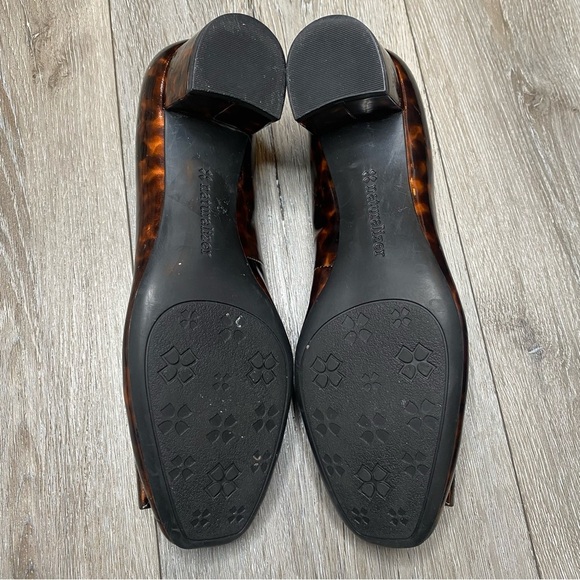 Naturalizer N5 Comfort Brown Tortoise Shell Buckle Frankee Patent Heel Size 5.5 - Picture 13 of 16